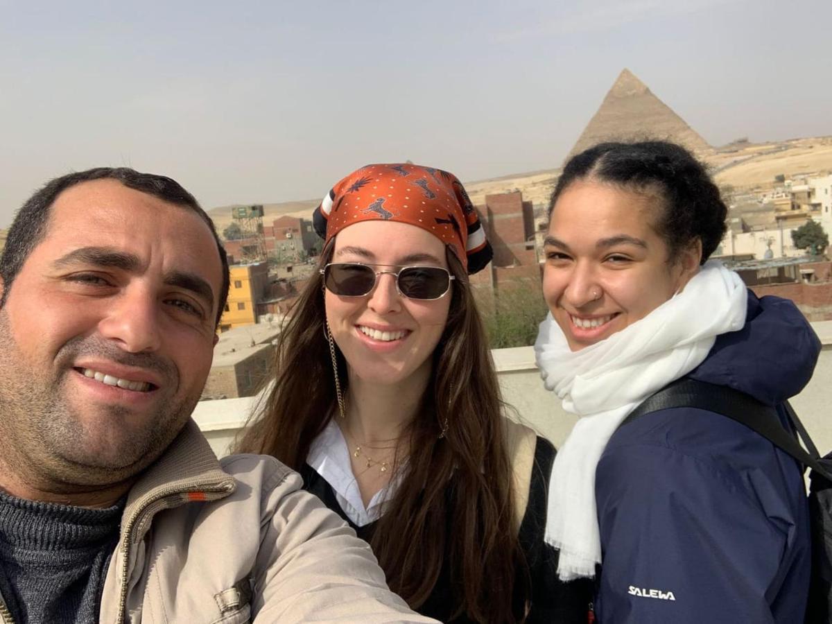 Kafret el-Gabal Queen Pyramids View Inn מראה חיצוני תמונה